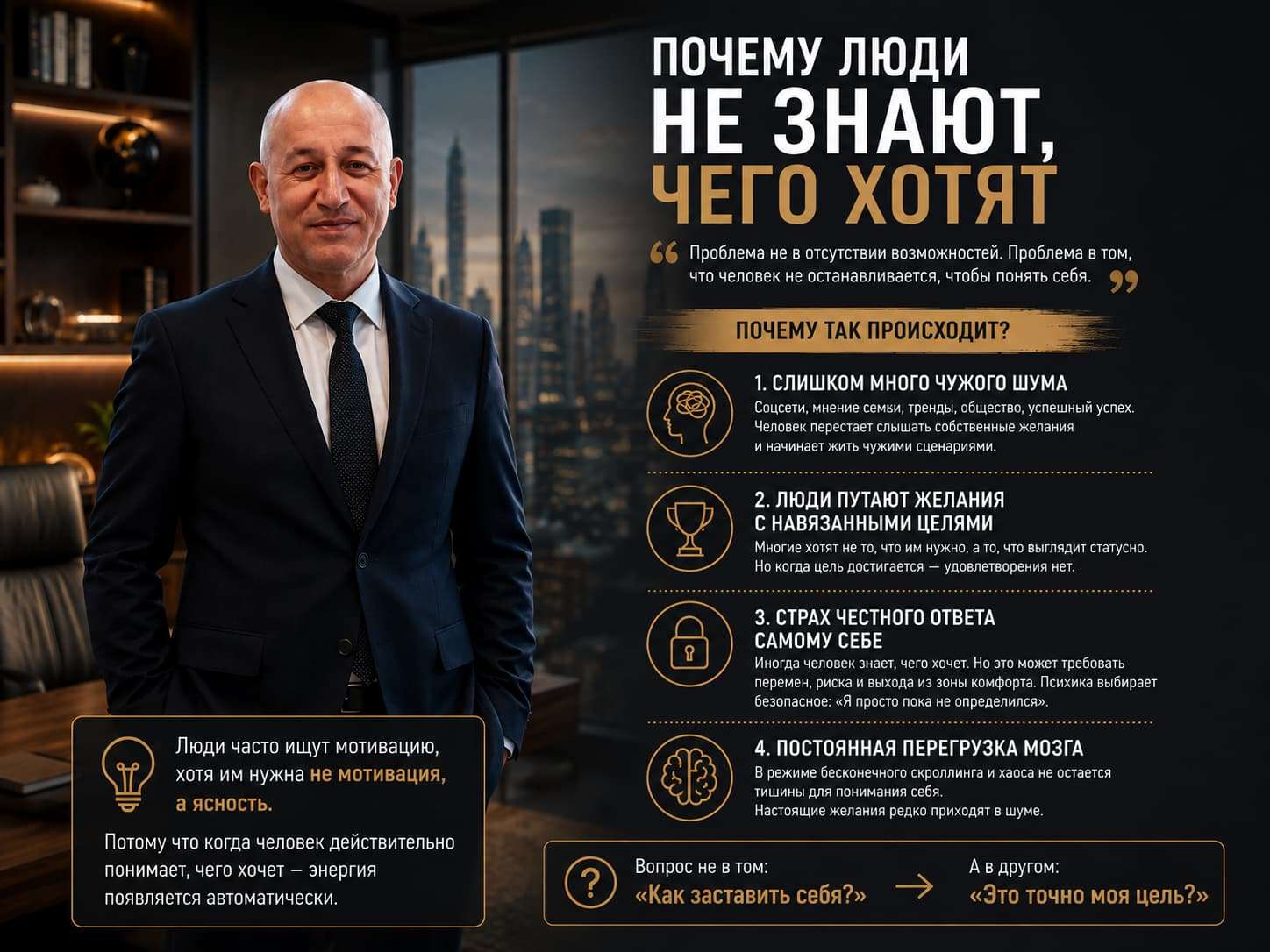 Почему люди не знают, чего хотят? | Личная стратегия успеха