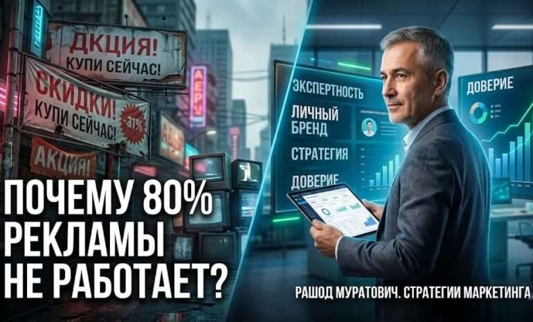 График падения эффективности интернет-рекламы и слива маркетингового бюджета