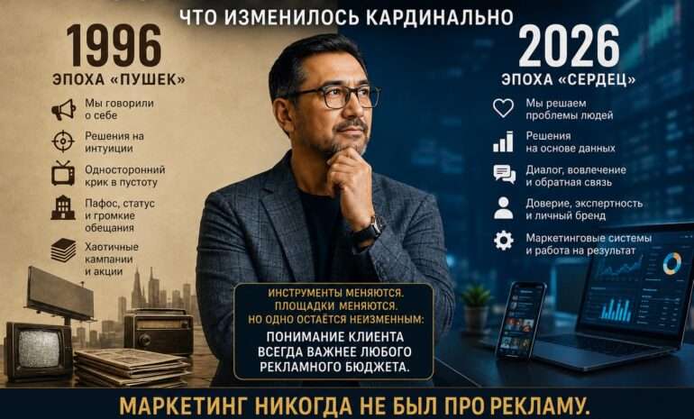 Эволюция маркетинга в Узбекистане: от 1996 года до эпохи ИИ и CRM