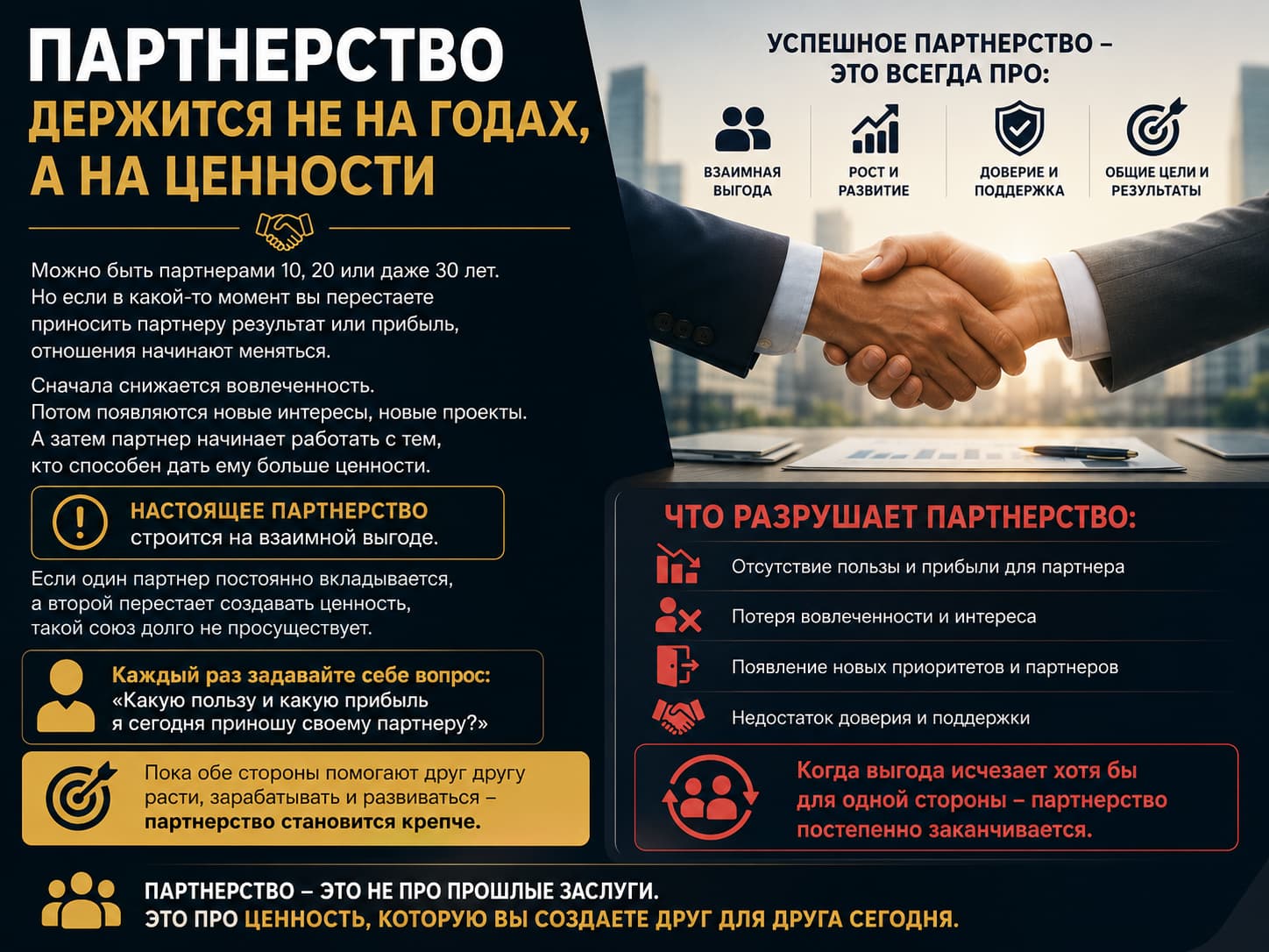 партнерство в бизнесе и почему оно заканчивается